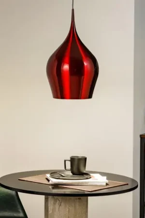 Acquista Ora Lampada a sospensione Vibrant rosso vino