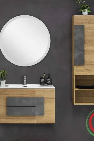 Bathroom composition suspended installation 80 cm Feridras Urban 804001 Saldi