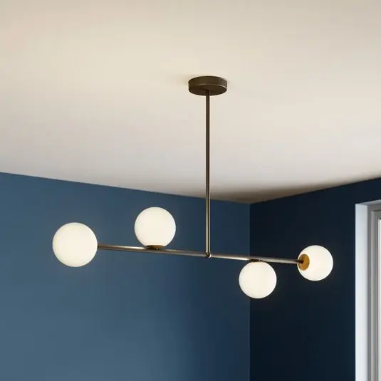 Super Prezzo Lampada a sospensione Gama 4, 4 luci, nero