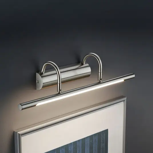 Miglior Prezzo Applique a LED Lorena, nichel opaco