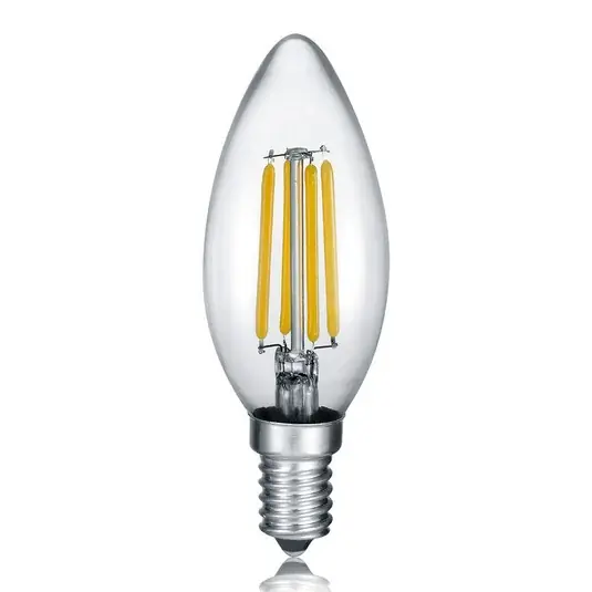 Candela LED E14 4W filamenti, 2.700K Switch dimmer Economico