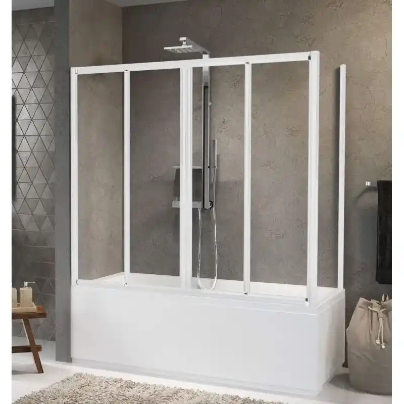Bath screen with 2 folding doors Novellini Aurora 2SV4 Offerta