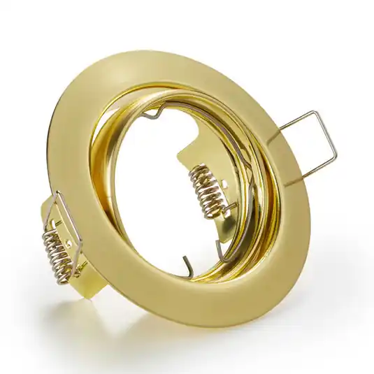 Pagamento Sicuro Downlight rotondo Jura, ottone