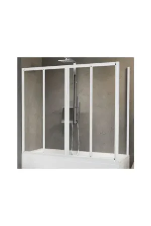Bath screen 2 sliding doors and 2 fixed in line Novellini Aurora 2AV4 Pagamento Sicuro