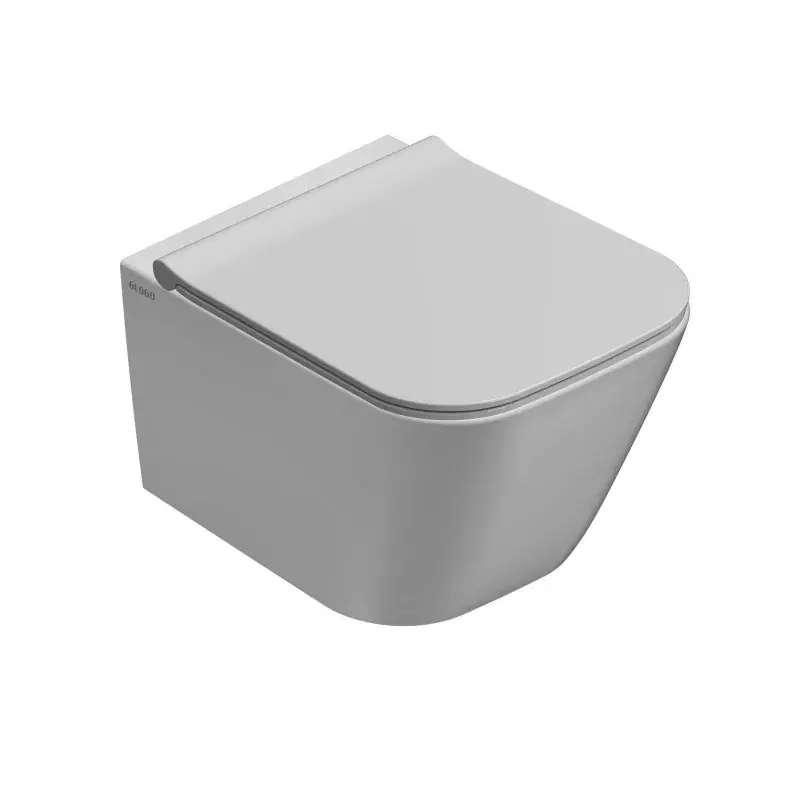 Novità Ceramic toilet wall-hung without rim 45.37 Globo Stone STS07