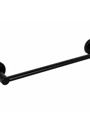 Acquista Ora Wall-mounted towel holder in matt black, size 40 cm Capannoli Hoop HP140 MM