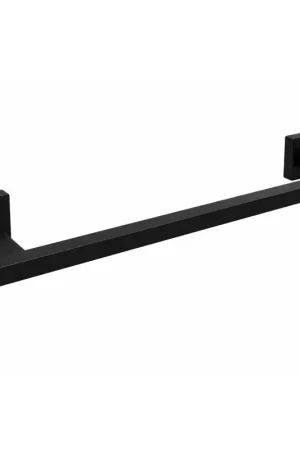 60 cm matt black towel holder, wall mounted, concealed fixing Capannoli Nook NK160 MM Reso Gratuito