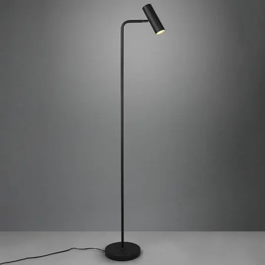 Piantana Marley, nera, altezza 151 cm, metallo A Buon Prezzo
