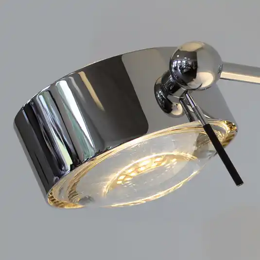 Promozione Applique PUK SIDES, a 1 luce 10 cm cromo