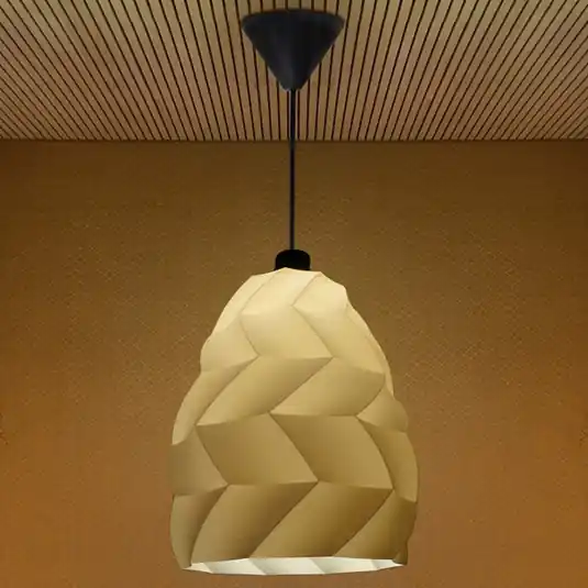 Lampada a sospensione Kokon, beige Occasione