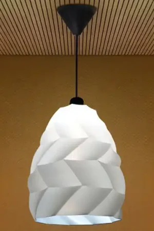 Novità Lampada a sospensione Kokon, bianco
