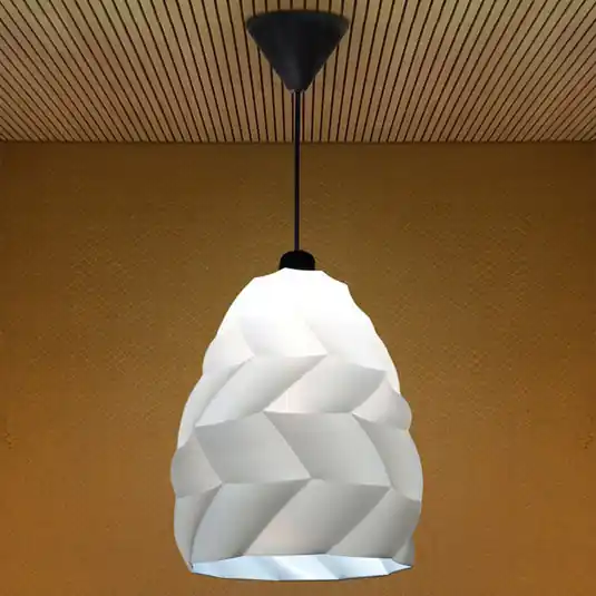 Novità Lampada a sospensione Kokon, bianco
