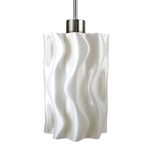 Offerta Lampo Lampada a sospensione Amöbe, stampa 3D, bianco