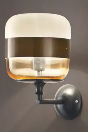 Nuovo Arrivo Applique di design Futura in vetro, bronzo