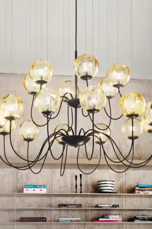 Lampadario di design Puppet di vetro di Murano Di Tendenza