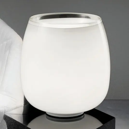 Lampada da tavolo di vetro Implode Ø 38 cm Prezzo Basso