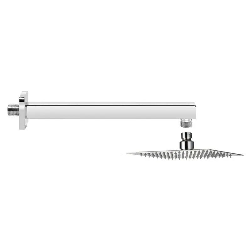 Bestseller Shower set with 25x25 cm shower head 35 cm arm Tecom KITSOFQ2CR