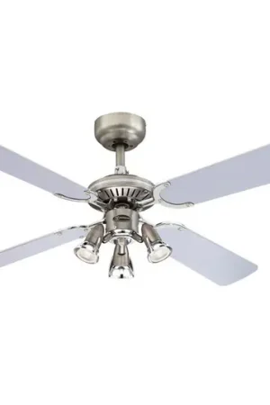 A Buon Prezzo Ventilatore Westinghouse Princess Euro a 3 luci, argento/grafite
