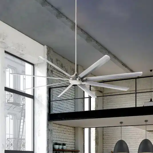 Ventilatore da soffitto Westinghouse Widespan, nichel Ultime Pezzi