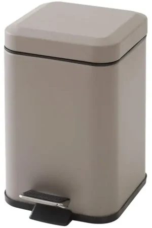 3 liter dove gray color waste bin with removable bottom Feridras 151059 Offerta Speciale