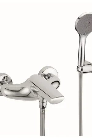 External bath mixer with shower set Webert Vento D850423015 Bestseller
