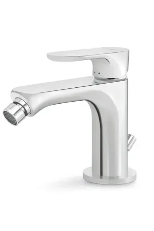 122 mm high bidet mixer with 1"1/4 pop-up waste Newform Linfa II 69425 Miglior Prezzo