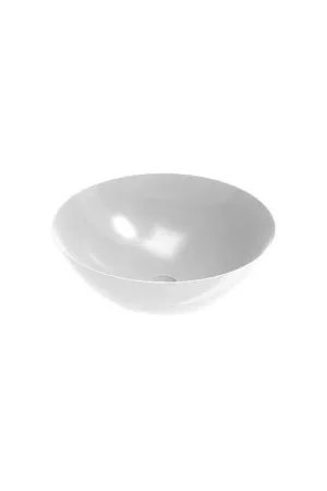 155x416 mm glossy white ceramic countertop washbasin Ercos Musa BLCERLMUSA0001 Offerta Speciale