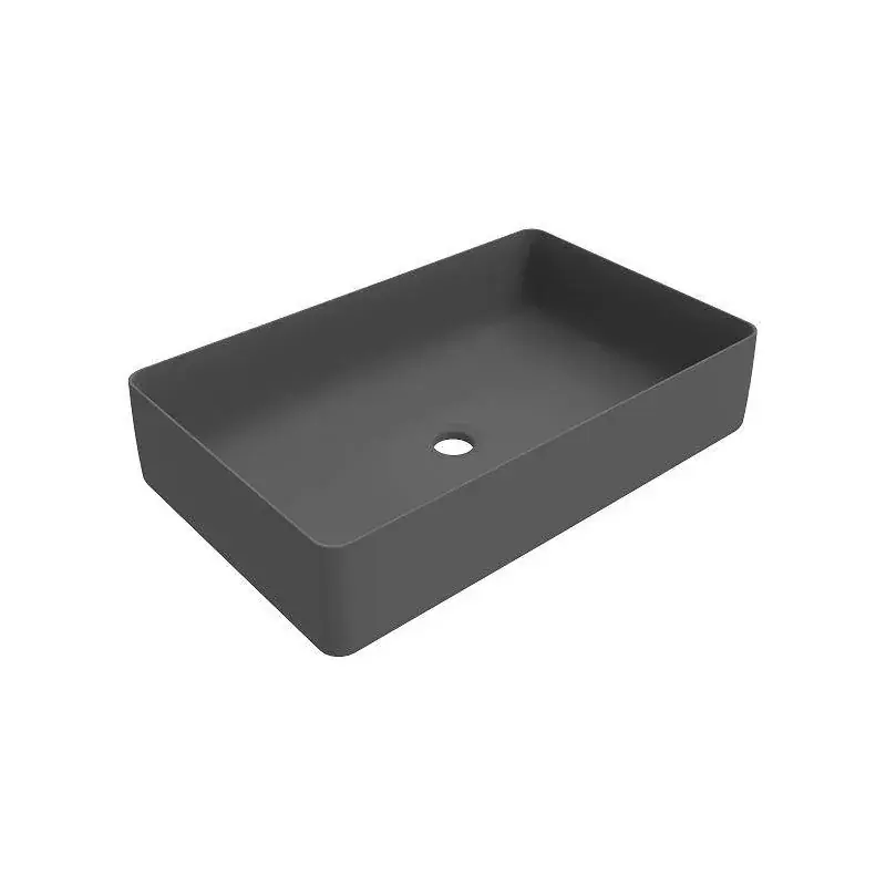 Ultimissimo Modello Countertop washbasin with dimensions 580x360 mm matt gray color Ercos Musa BLCERBMUSA0012