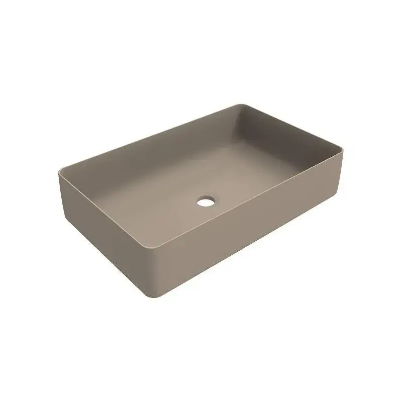 Consegna Rapida Countertop washbasin in matt cappuccino color 580x360 mm Ercos Musa BLCERPMUSA0012