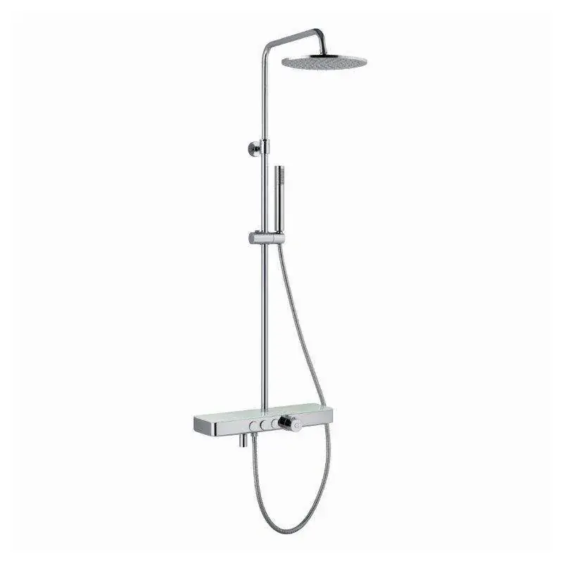 Super Prezzo Thermostatic shower column with push-button selection foot washer Sphera