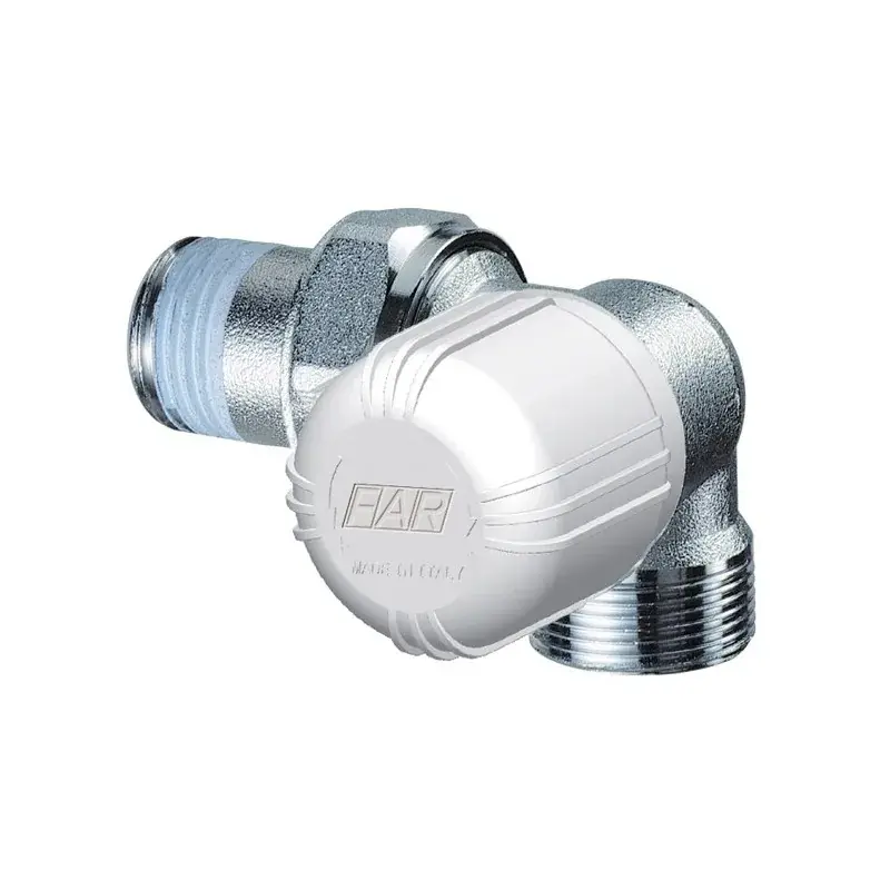 Chrome-plated thermostatic valve left-angled version FAR 1616 Promozione Esclusiva