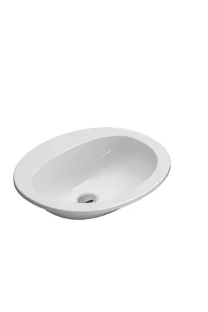 Built-in ceramic washbasin with tap hole Globo Arianna VA017BI Solo Oggi