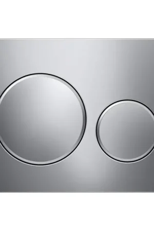 Control plate in chrome color for cassettes with double button Geberit Sigma 20 115.882.KH.1 Promo Stagionale