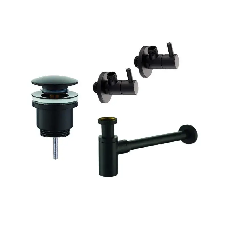 Prezzo Conveniente Complete set for sink siphon - waste and taps Piralla KITSCA6