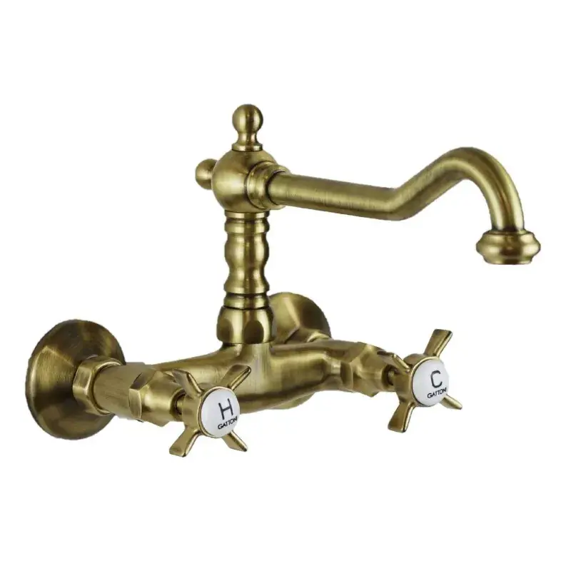 High spout bronze color kitchen tap Gattoni London 1706117V0 Di Tendenza