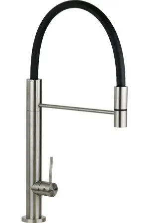 Offerta Speciale Single jet extractable shower mixer for kitchen sink Quadro srl INOX QD398AS