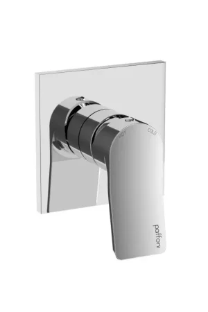 1 outlet built-in shower mixer with chrome-colored stainless steel plate Paffoni Tilt TI010CR/M Quantità Limitata