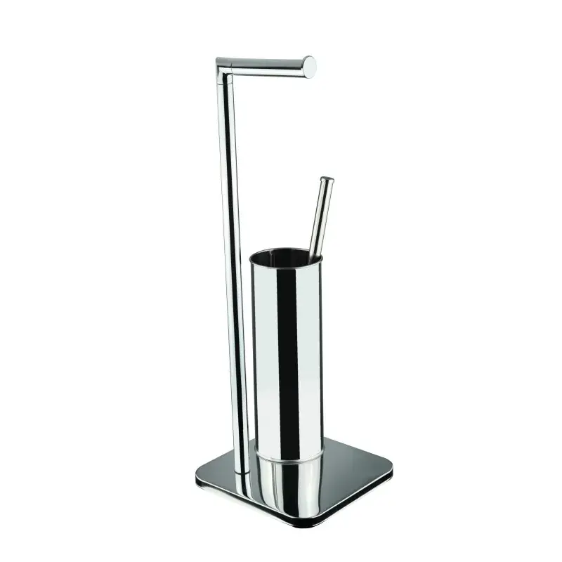 Miglior Prezzo Column for toilet paper and toilet brush I crolla Venezia 16060CR
