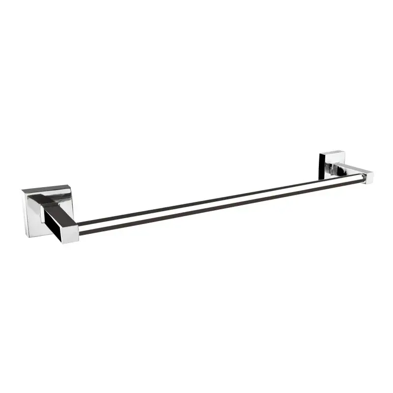 Soddisfatti O Rimborsati 40 cm long towel rail in chrome color I Crolla Zurigo 16081CR