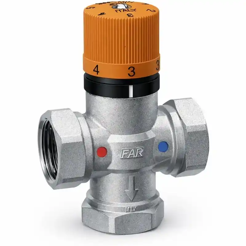 SOLARFAR - Chrome-plated thermostatic mixer for solar systems FAR 3953 Offerta Limitata