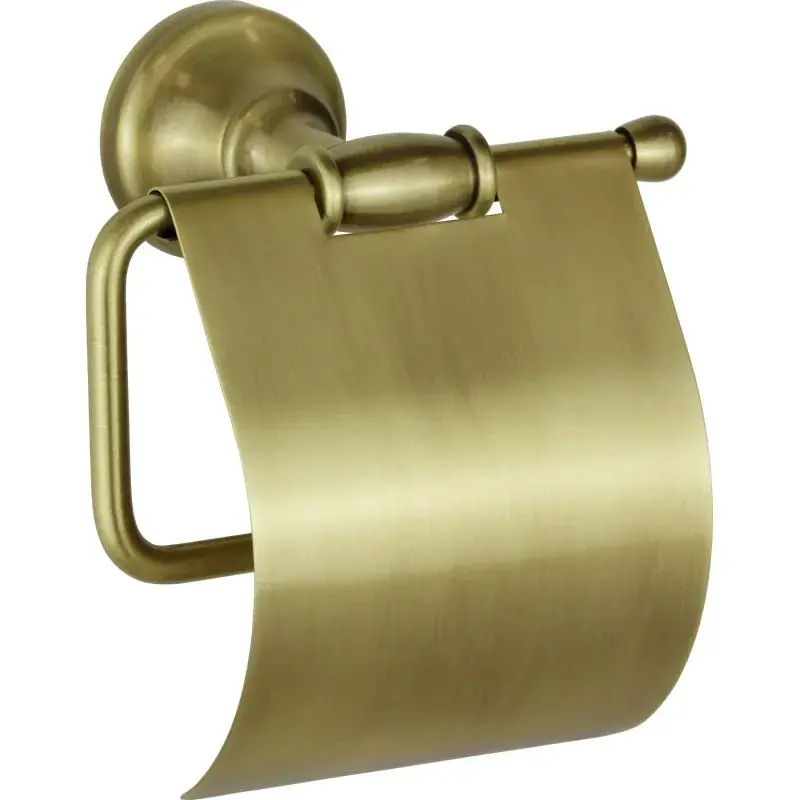 Più Venduto Toilet roll holder with cover in bronze color Capannoli Serie900 908 ZZ