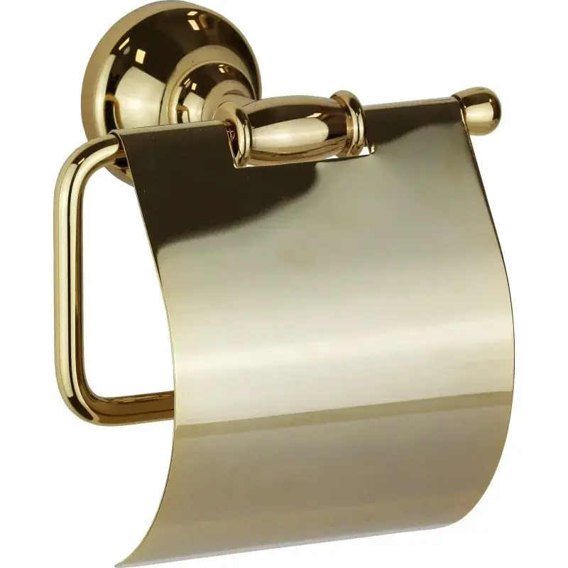 Wall paper holder with cover in gold color Capannoli Serie900 908 RR Prezzo Ridotto
