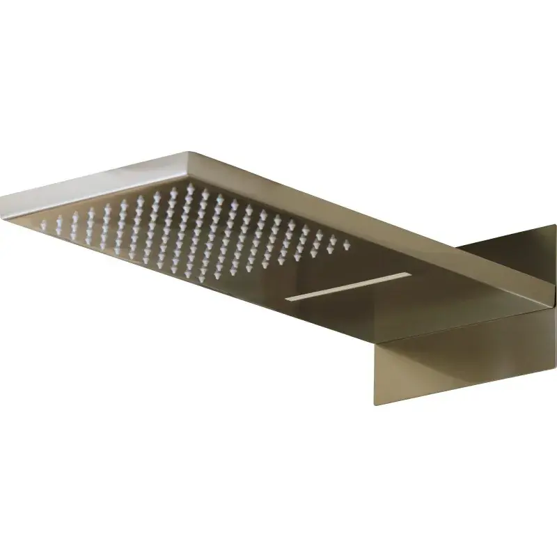 Sconto Brushed steel shower head with waterfall function Sphera