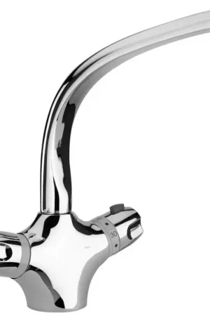 Thermostatic kitchen sink mixer with adjustable spout Paini 2T 2TCR571TH Quantità Limitata