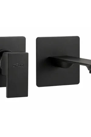Wall mounted washbasin mixer in matt black with 170 mm long spout Paini Venti V2YO208TC Miglior Prezzo