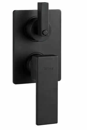 A Buon Prezzo Built-in shower mixer with 2-way diverter in matt black Paini Venti V2YO691TC1