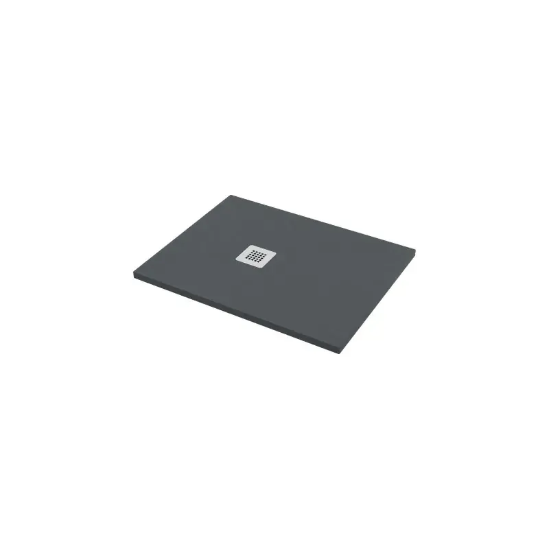 Affare Graphite stone effect shower tray with dimensions 70x90 cm Ercos Stone BPMARFSTON7090