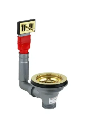 Basket universale per lavelli cucina con troppo pieno colore oro LIRA 1745.049 Più Venduto