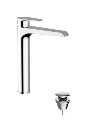 Miscelatore per lavabo tipo alto con piletta di scarico clic-clac Teorema Velvet 8V341 Offerta Speciale