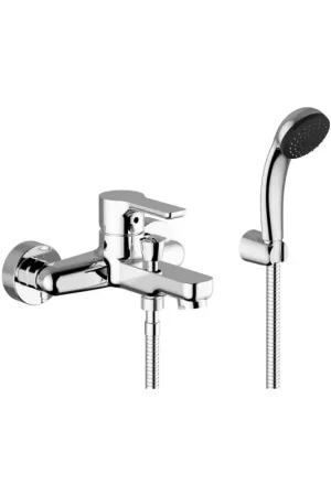 Miscelatore vasca esterno verticale con set doccia Teorema Goodlife 86181 Spedito Oggi
